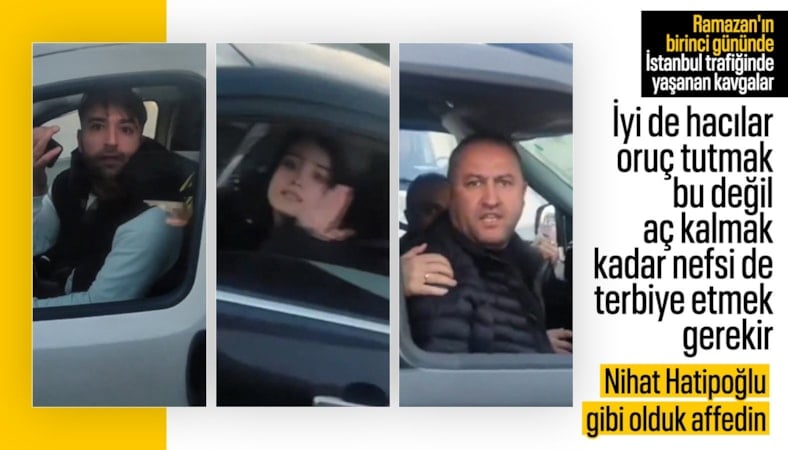 İstanbul'da Ramazan'ın ilk günü trafikte gergin anlar