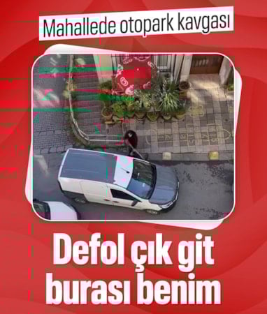 İstanbul'da mahallede park kavgası