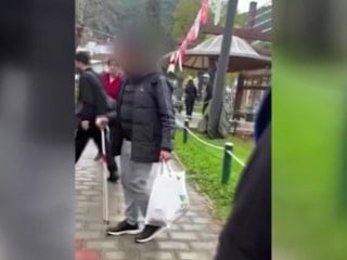 Muğla'da görme engelli numarası yapan dilenci yakalandı