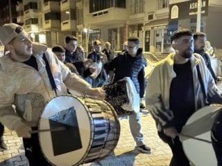 Tekirdağlılar bando takımı ile sahura kalktı