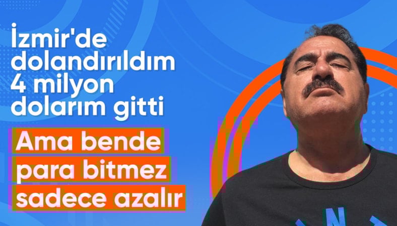 İbrahim Tatlıses İzmir'de 4 milyon dolar dolandırıldığını açıkladı: Bende para bitmez