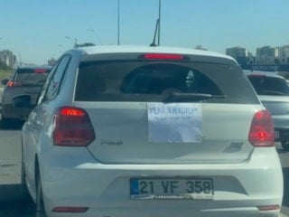 Diyarbakır'da yeni trafiğe çıkan kadın sürücünün ricası