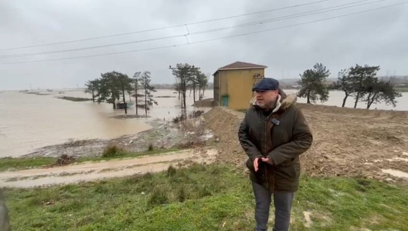 Meriç Nehri’nde Debi Artışı ve İstasyonların Çalışmamasıyla Artan Tehlike