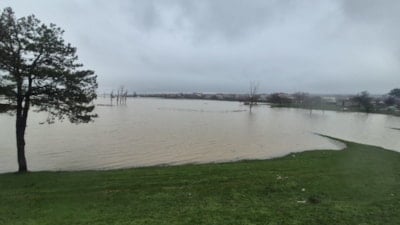 Meriç Nehri'nde su seviyesi giderek artarken tehlike yaşam alanlarına kadar ulaştı