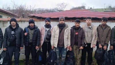 Edirne'de 9 kaçak göçmen yakalandı