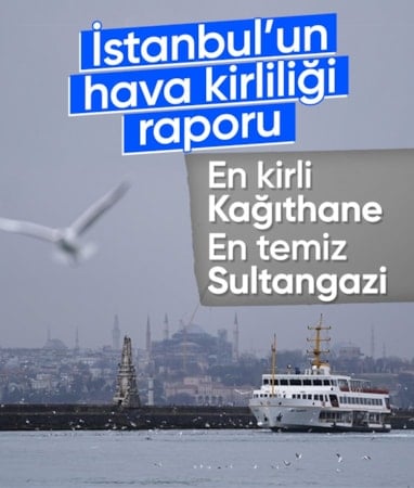 İstanbul'da hava kirliliği ocak ayında yüzde 36 azaldı
