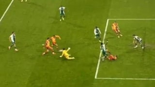 Galatasaray'ın golü ofsayt nedeniyle iptal edildi