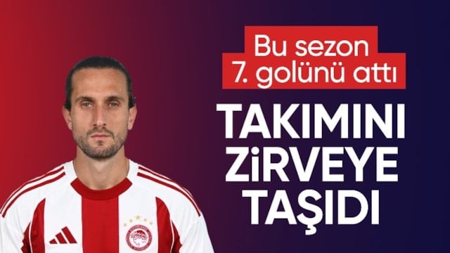 Yusuf Yazıcı'nın gol attığı maçta Olympiakos, Panetolikos'u yendi