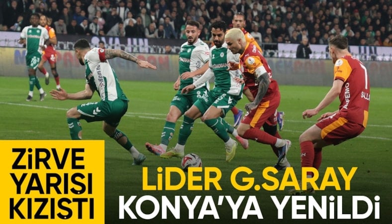 Galatasaray, Konyaspor'a kaybetti!