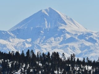 Kars'ta 1 metreyi aşan kar doğada güzel görüntüler oluşturdu