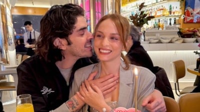 Nilperi Şahinkaya'nın 37. yaş kutlaması! Pastayı sevgilisiyle üfledi