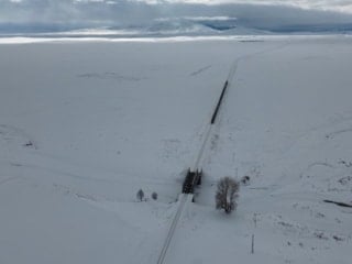Demir İpek Yolu’nda kış mesaisi