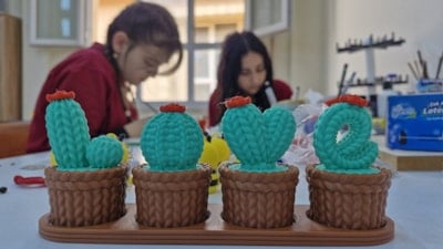 Samandağ’da liseliler 3D yazıcıyla üretip kazanıyor