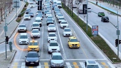 Gaziantep'te 'kaynak' yapan 694 sürücüye 864 bin 724 TL ceza kesildi