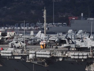 ABD'ye ait USS Gerald R. Ford uçak gemisi, Yunanistan'ın Girit Adası'na geldi