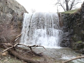 Kuraklığın ardından Evci Şelalesi yeniden çağlamaya başladı