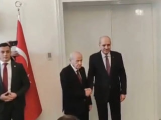 Numan Kurtulmuş, Devlet Bahçeli'yi ziyaret etti