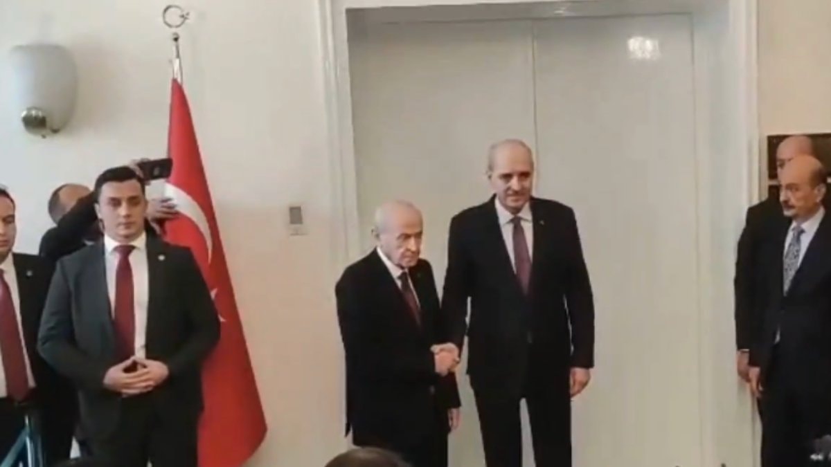 Numan Kurtulmuş, Devlet Bahçeli'yi ziyaret etti