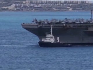 ABD'ye ait USS Gerald R. Ford uçak gemisinde tuvalet krizi