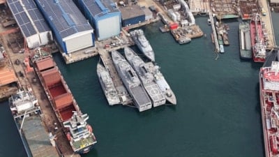 İstanbul'da Katar için inşa edilen hücumbotlar denize indirildi