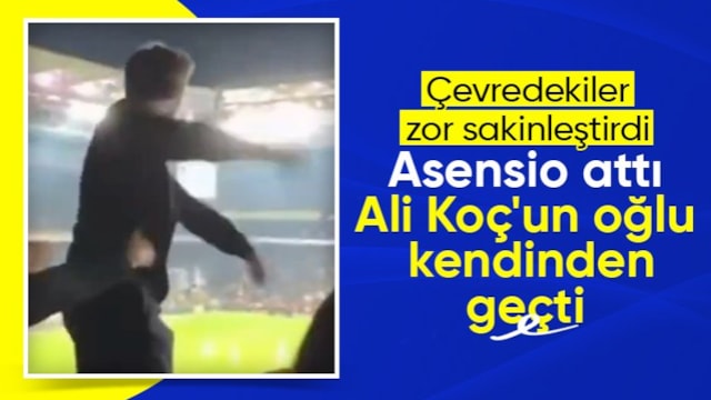 Kerim Rahmi Koç'un Marco Asensio'nun attığı gole sevinci gündem oldu