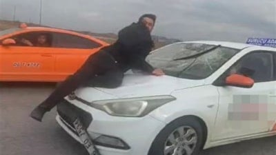 Ankara'da trafik tartışmasında kaputta sürüklenen sürücü yaşadıklarını anlattı