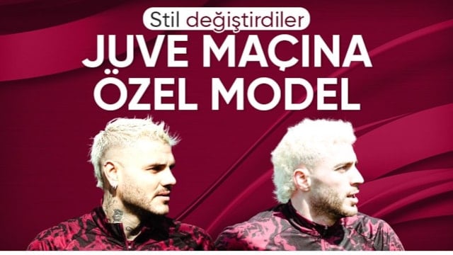 Mauro Icardi ve Barış Alper Yılmaz stil değiştirdi