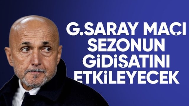 Luciano Spalletti: Yarınki maç, büyük ölçüde sezonun gidişatını etkileyecek