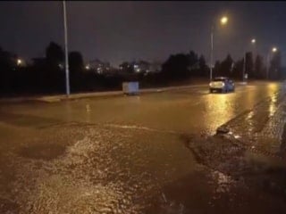 Hatay'da kuvvetli sağanak yağış