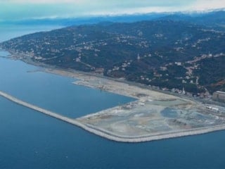 Rize'ye değer katacak proje: İyidere Lojistik Limanı inşaatı sürüyor