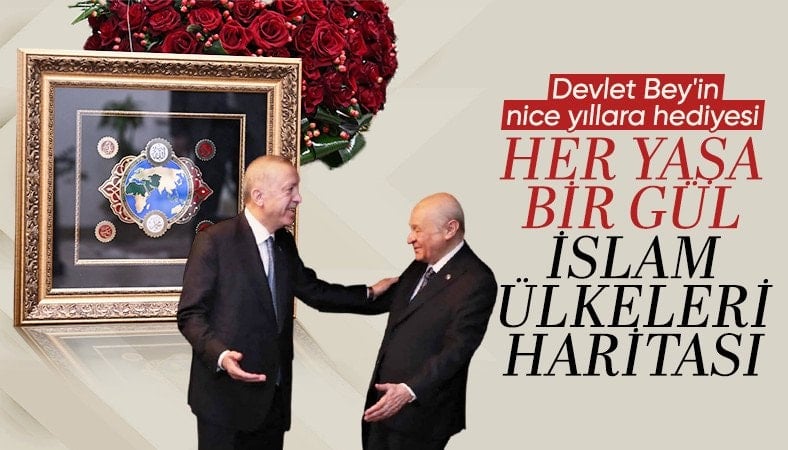 Devlet Bahçeli'den Cumhurbaşkanı Erdoğan'a doğum günü hediyesi