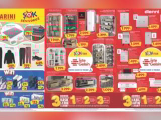 ŞOK’a uygun fiyata mobilyalar geliyor: Dolap, şifonyer, TV ünitesi…