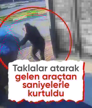 Antalya’da market çalışanı ölümden saniyelerle kurtuldu