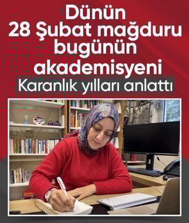 Başörtü yasağı nedeniyle Kıbrıs'ta eğitim gören akademisyen 28 Şubat zulmünü anlattı