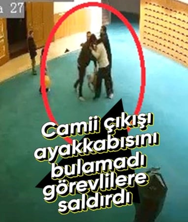 Diyarbakır'da ayakkabılarını bulamayan şahıs camii görevlilerine saldırdı