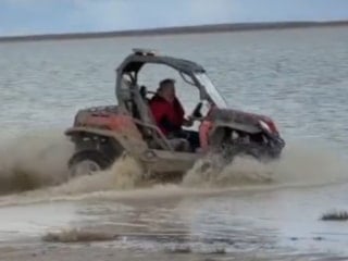 Seyfe Gölü'nde ATV ile off-road yapan şahsa adli ve idari işlem