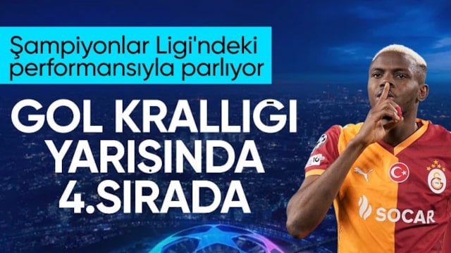 Victor Osimhen, Şampiyonlar Ligi'ndeki performansıyla parlıyor