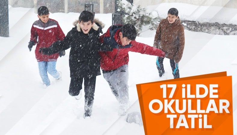 Bazı il ve ilçelerde eğitime 27 Şubat Cuma günü ara verildi