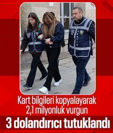 Amasya'da kart bilgilerini kopyalayarak 2,1 milyonluk vurgun yaptılar: 3 dolandırıcı tutuklandı