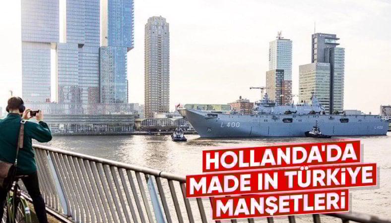 TCG Anadolu, Hollanda medyasında geniş yer buldu
