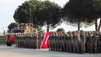 Almanya'daki NATO tatbikatına katılan Mehmetçikler Tekirdağ'da çoşkuyla karşılandı
