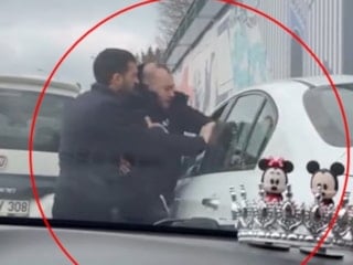 Bursa'da trafikte otomobilinden inip saldırı girişiminde bulundu: 180 bin TL ceza