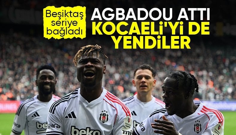 Beşiktaş, Kocaelispor deplasmanında tek golle güldü