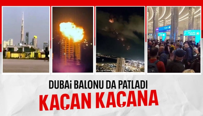 İran'daki savaş BAE'ye sıçradı: Valizini toplayan Dubai'den çıkmak için havalanına koştu