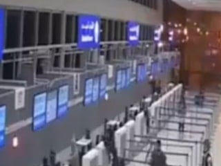 Dubai Uluslararası Havalimanı'nın vurulma anları