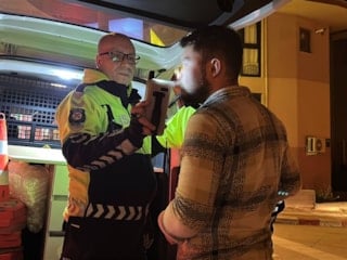 Burdur'da tehlikeli araç kullandı, yakalandığında alkollü çıktı