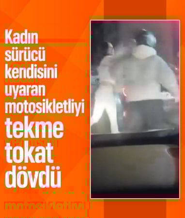 Bursa'da kadın sürücü trafikte dehşet saçtı