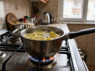 Kızartma kokusunu tarihe gömen yöntem: Sadece birkaç dilim limon yetiyor...