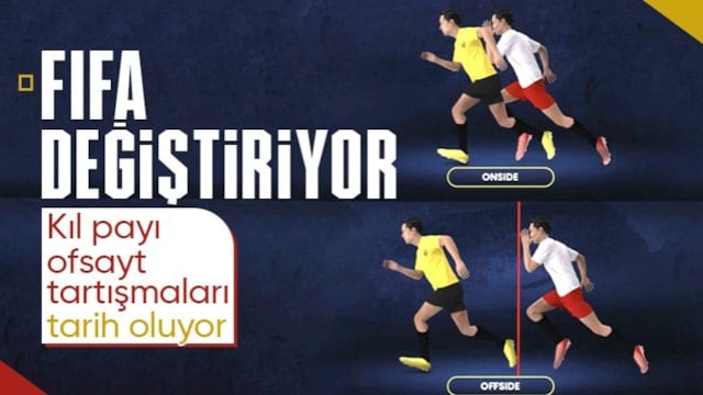 FIFA yeni ofsayt kuralını onayladı