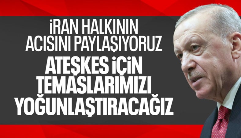 Cumhurbaşkanı Erdoğan: İran halkına ülkem ve milletim adına başsağlığı diliyorum